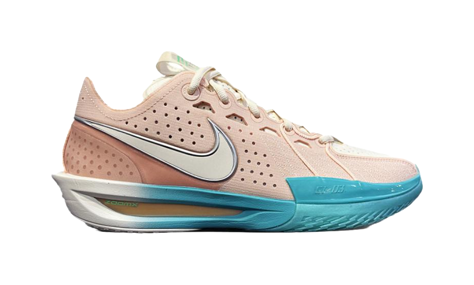 Nike G.T. Cut 3 Anti Slip Wear Resistant Low Top Basketball Shoes Mens Pink Blue vjkicks