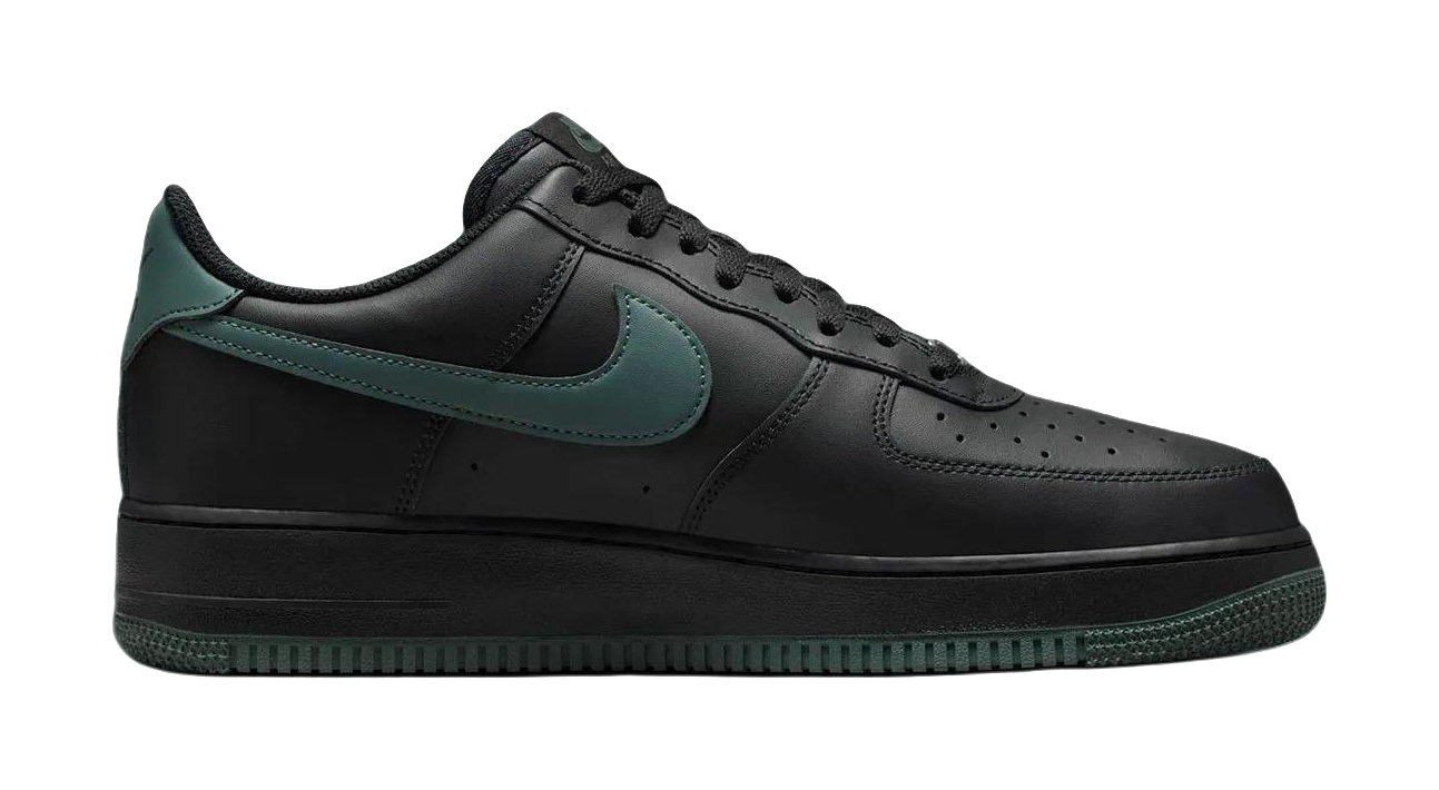 Nike Air Force 1 Low 07 Black Vintage Green vjkicks
