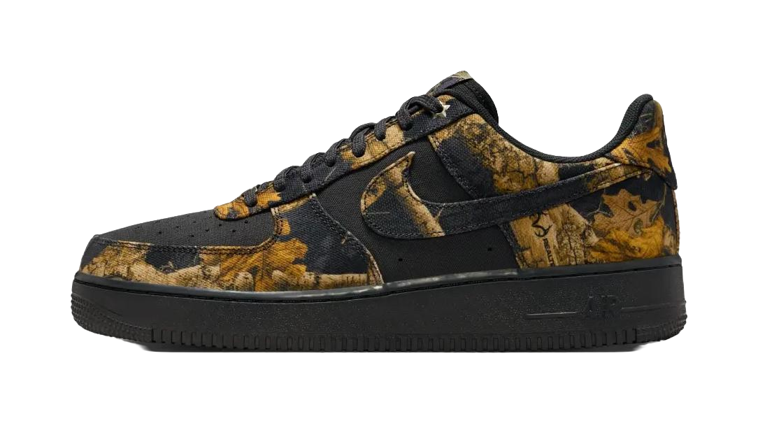 Nike Air Force 1 Skateboard Shoes Unisex Black Brown vjkicks
