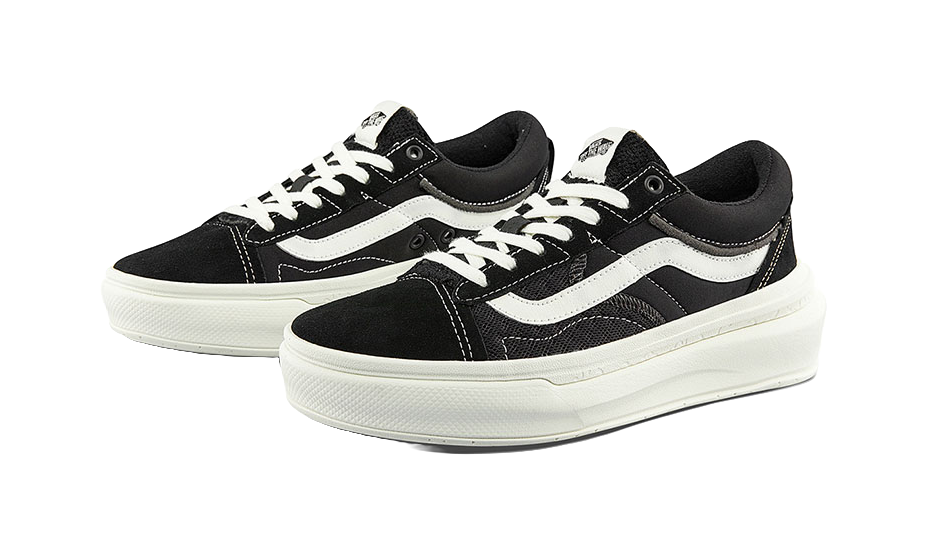 Vans Old Skool Overt Plus ComfyCush Black White vjkicks