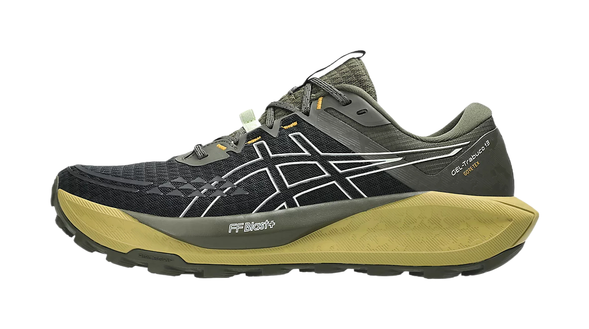ASICS GEL TRABUCO 13 Abrasion Resistant Low top Running Shoes Mens Black vjkicks