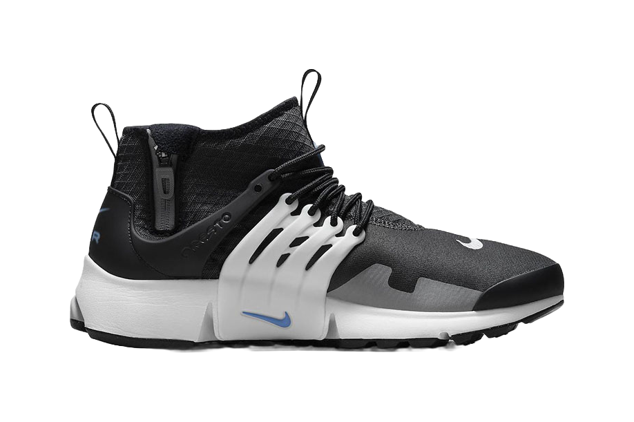 Nike Air Presto Mid Utility Antracite Summit White Particle Grey University Blue vjkicks