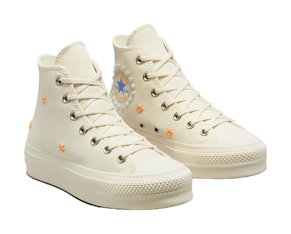 Converse Chuck Taylor All Star Lift Platform Hi Pearls Natural Ivory Womens vjkicks