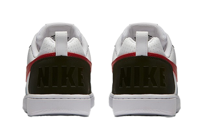 Nike Court Borough Low White Black Red vjkicks