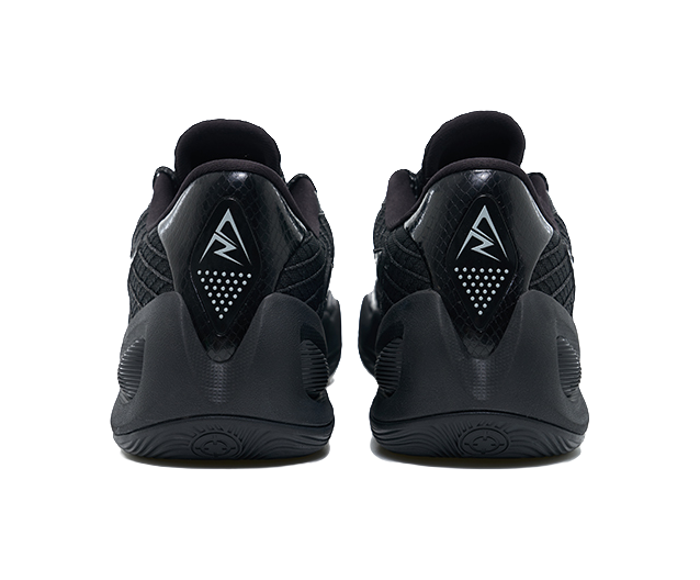 RIGORER Reeves Generation Shock Absorbers Slip Resistant Abrasion Resistant Low top Basketball Shoes Mens Black vjkicks