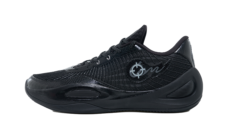 RIGORER Reeves Generation Shock Absorbers Slip Resistant Abrasion Resistant Low top Basketball Shoes Mens Black vjkicks