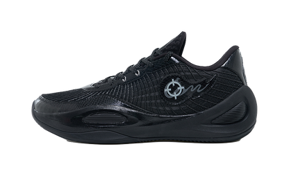 RIGORER Reeves Generation Shock Absorbers Slip Resistant Abrasion Resistant Low top Basketball Shoes Mens Black vjkicks