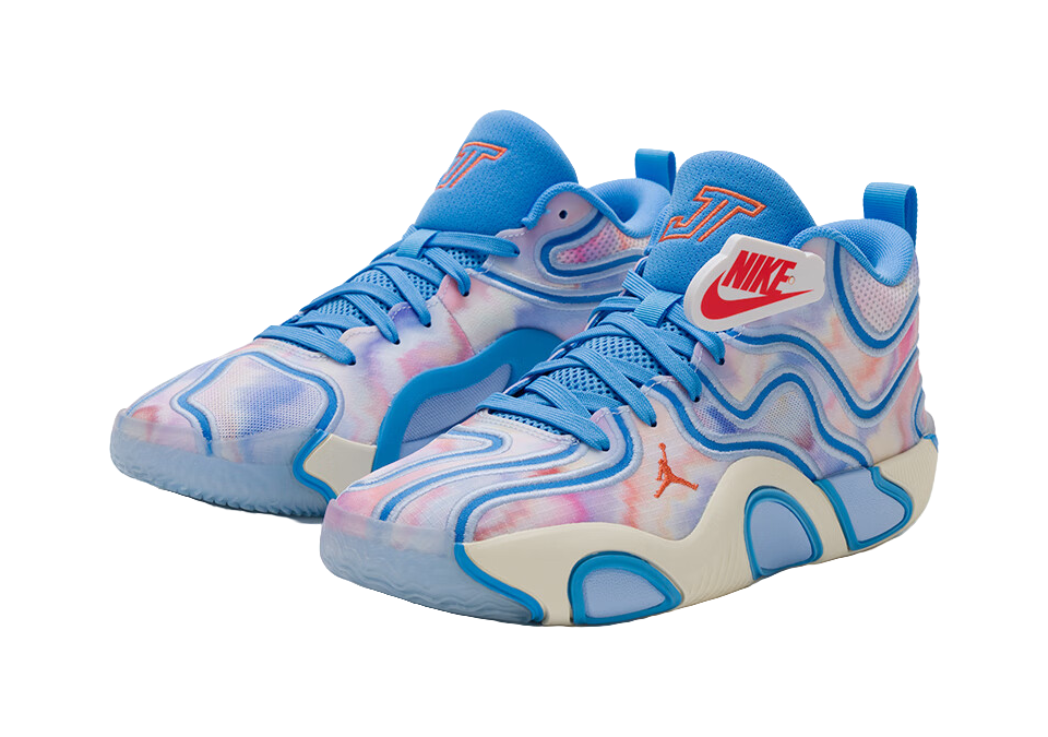 Jordan Tatum 3 Breathable Low Top Basketball Shoes Mens Blue vjkicks