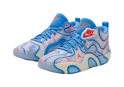 Jordan Tatum 3 Breathable Low Top Basketball Shoes Mens Blue vjkicks