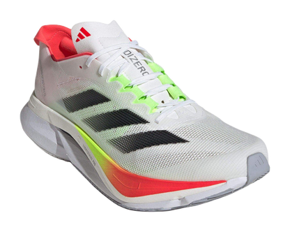 Adidas Adizero Boston 12 White Black Lucid Red vjkicks