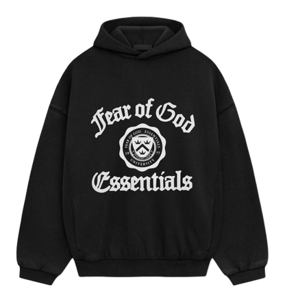 Fear Of God Essentials Heavy Fleece Vintage Shrunken Hoodie vjkicks