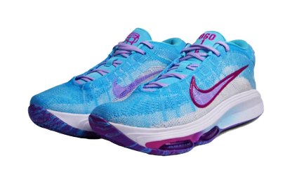 Nike G.T. Hustle Anti-Slip Wear-Resistant Mid-Top Basketball Shoes Mens Blue vjkicks