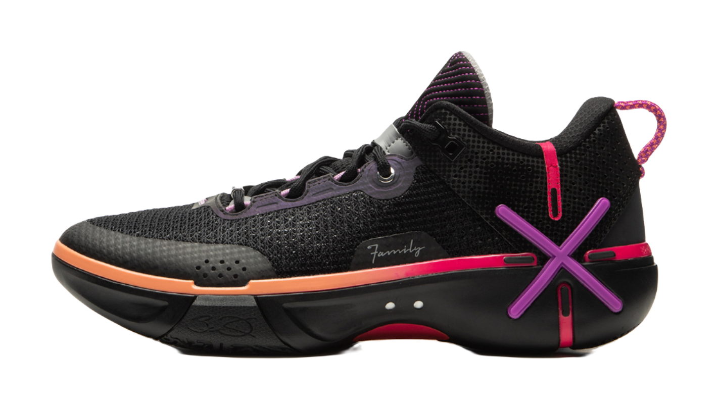 LiNing Wode Phantom 6 Cushioning Anti-Slip And Wear-Resistant Lightweight Rebound Low-Top Basketball Shoes Mens Black vjkicks