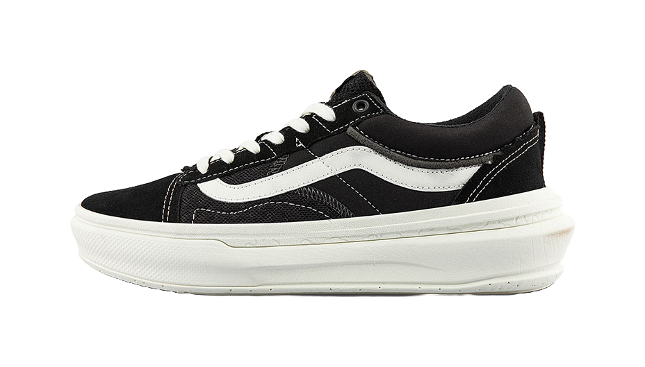 Vans Old Skool Overt Plus ComfyCush Black White vjkicks