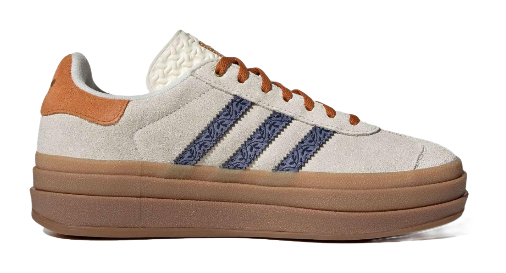 Adidas Womens Gazelle Bold Cream Orb Violet Floral Womens vjkicks