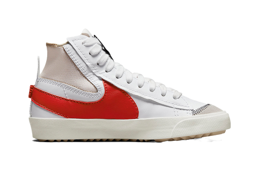 Nike Blazer Mid 77 Jumbo White Habanero Red vjkicks
