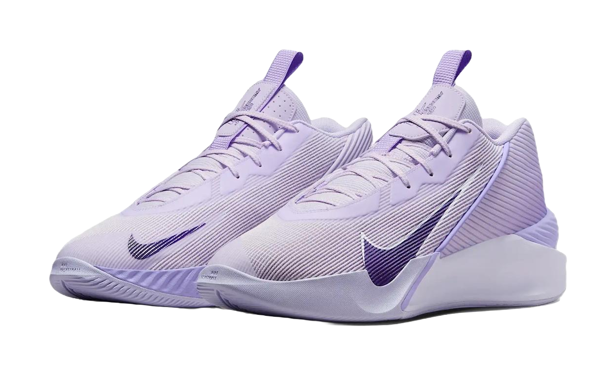 Nike G.T. Jump Academy Anti Slip Wear Resistant Low Top Basketball Shoes Mens Light Purple vjkicks