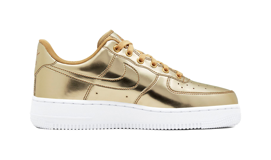 Nike Air Force 1 Low Metallic Gold Womens vjkicks