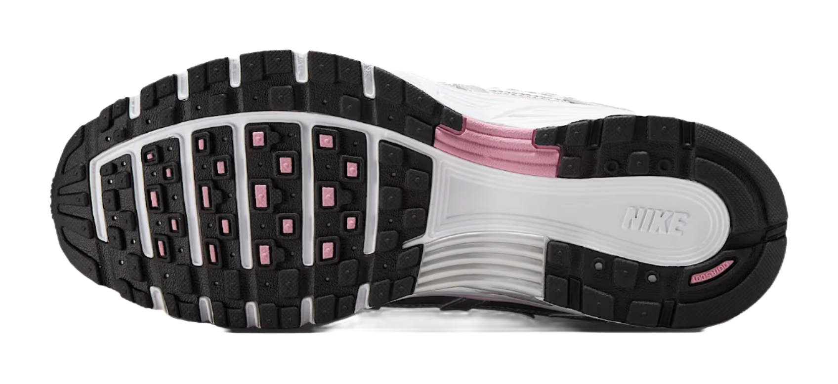 Nike P 6000 Abrasion Resistant Low top Track  Field Competition Racing Running Shoes Womens White Silver vjkicks