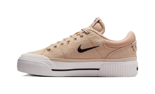 Nike Court Legacy Lift Hemp Sail Sanddrift Black Womens vjkicks