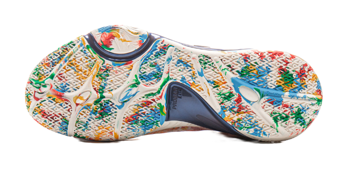 LiNing DLO1 Cushioning, Slip Resistant, Abrasion Resistant, Rebound Grip Low Top Basketball Shoes Mens Ivory vjkicks