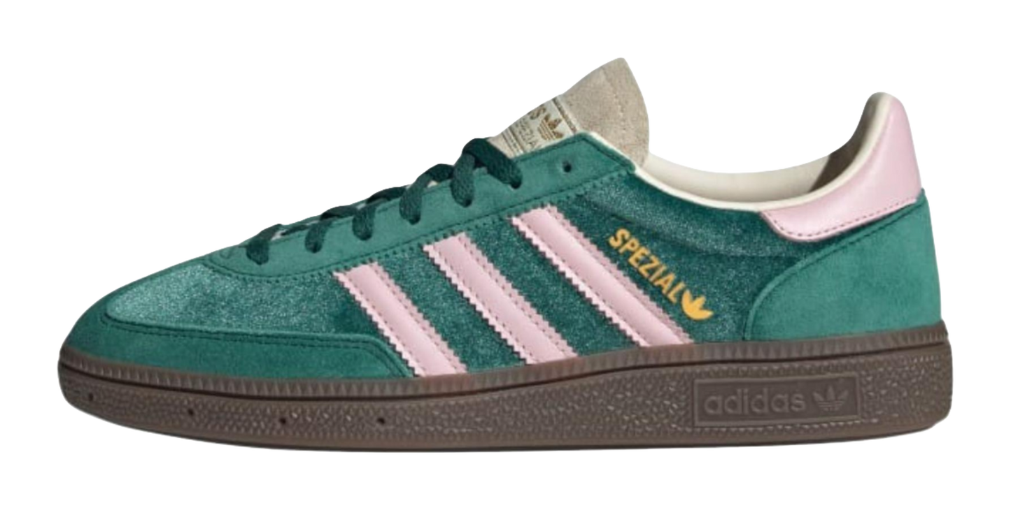 Adidas Womens Handball Spezial Collegiate Green Pink Velvet Womens vjkicks