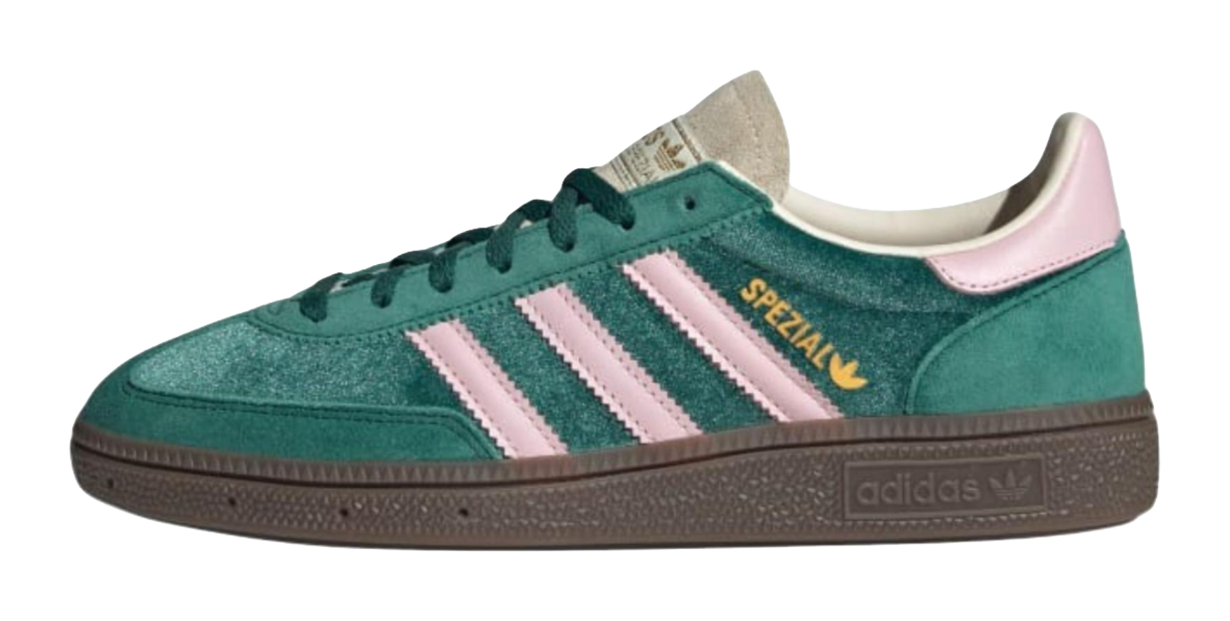 Adidas Womens Handball Spezial Collegiate Green Pink Velvet Womens vjkicks