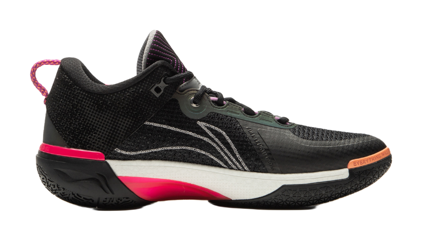 LiNing Wode Phantom 6 Cushioning Anti-Slip And Wear-Resistant Lightweight Rebound Low-Top Basketball Shoes Mens Black vjkicks