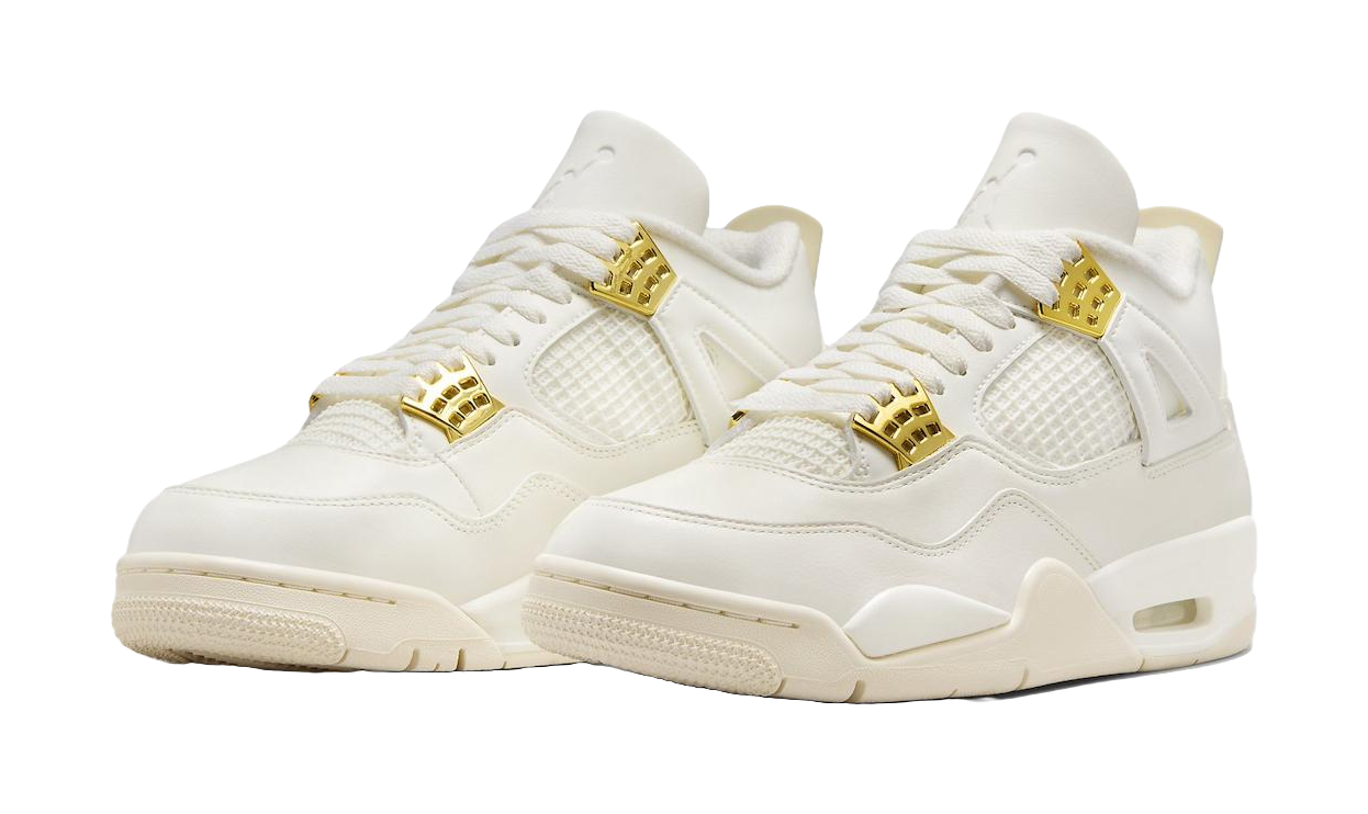 Air Jordan 4 WMNS Metallic Gold vjkicks