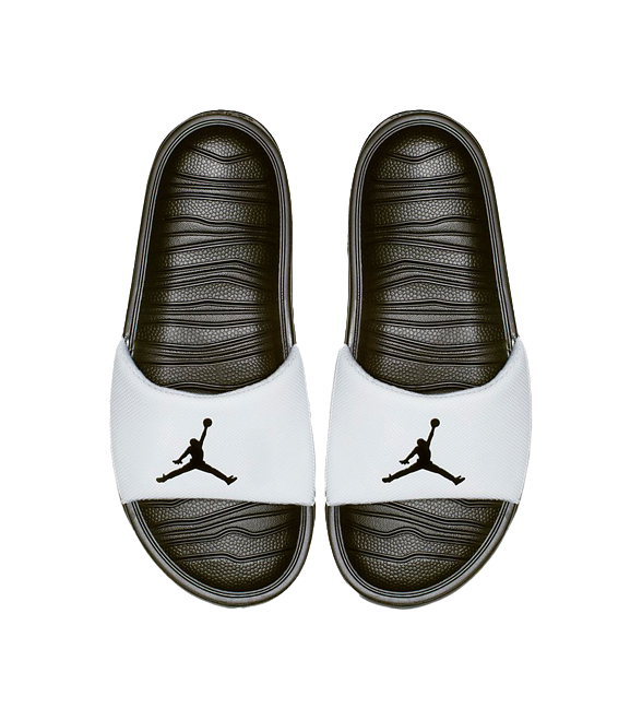 Air Jordan Break Slide White Black vjkicks