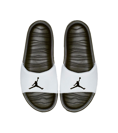 Air Jordan Break Slide White Black vjkicks
