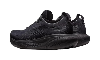ASICS Gel Nimbus 25 Black Graphite Grey Womens vjkicks