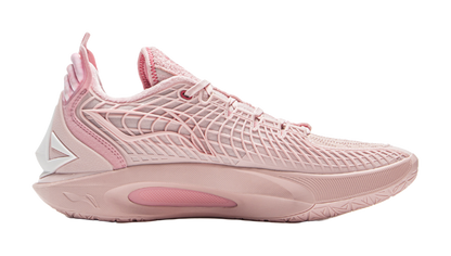 LiNing JB3 Coverage Anti Rollover Low top Basketball Shoes Mens Light Pink vjkicks