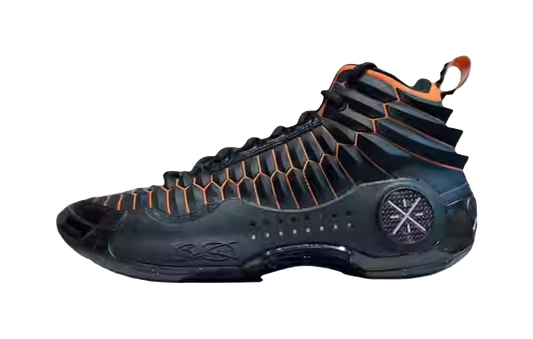 LiNing Wades Way 10 Low Anti-Slip Wear-Resistant High-Top Basketball Shoes Mens Black vjkicks