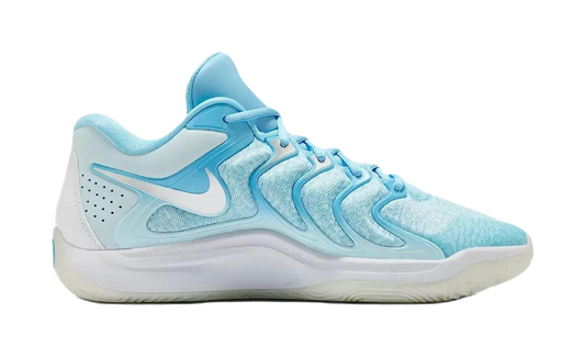 Nike KD 17 Anti-Slip Wear-Resistant Low-Top Basketball Shoes Mens Blue vjkicks