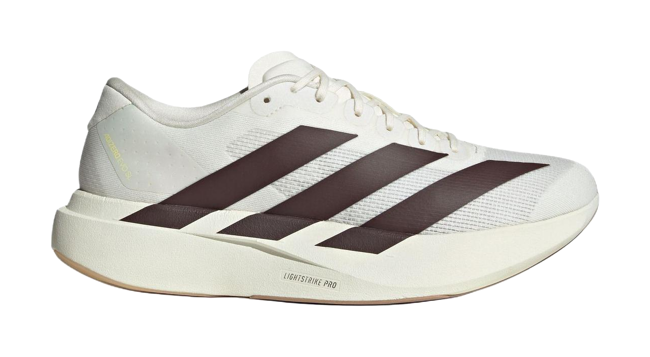 Adidas Adizero Evo SL Slip Resistant Rebound Sprint Long Distance Running Shoes Mens White vjkicks