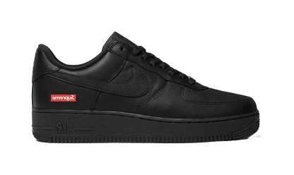 Nike X Supreme Air Force 1 Low Box Logo Black vjkicks