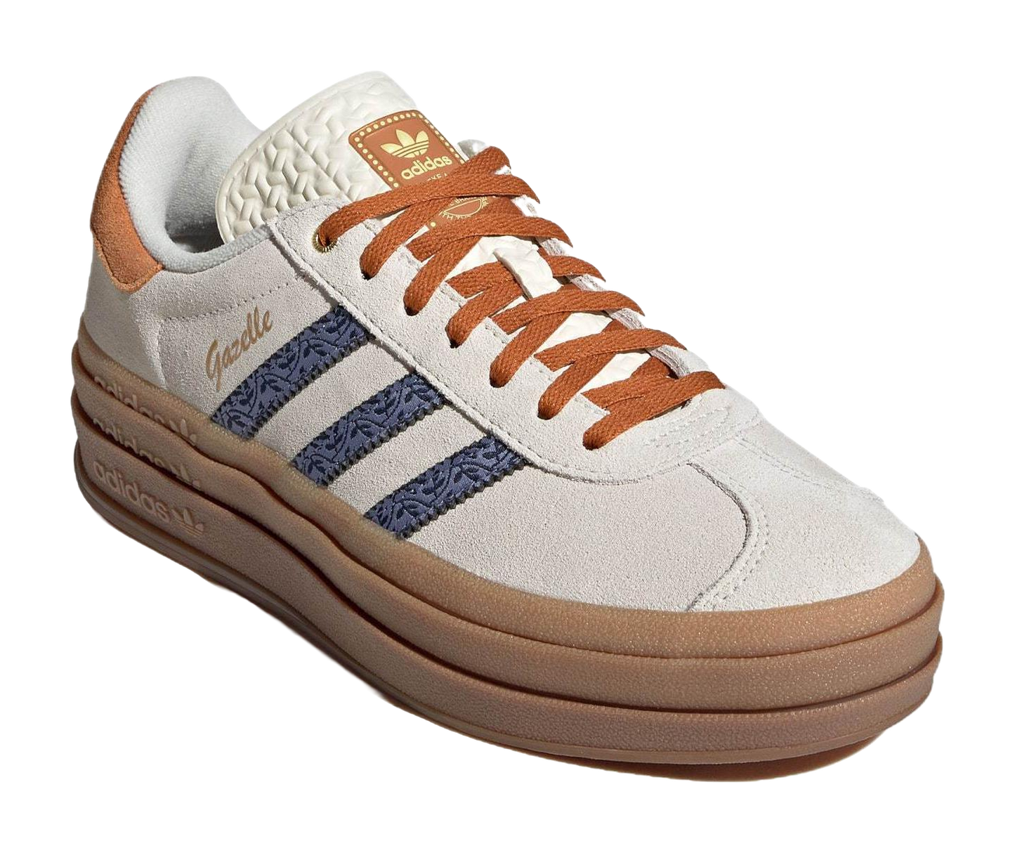 Adidas Womens Gazelle Bold Cream Orb Violet Floral Womens vjkicks