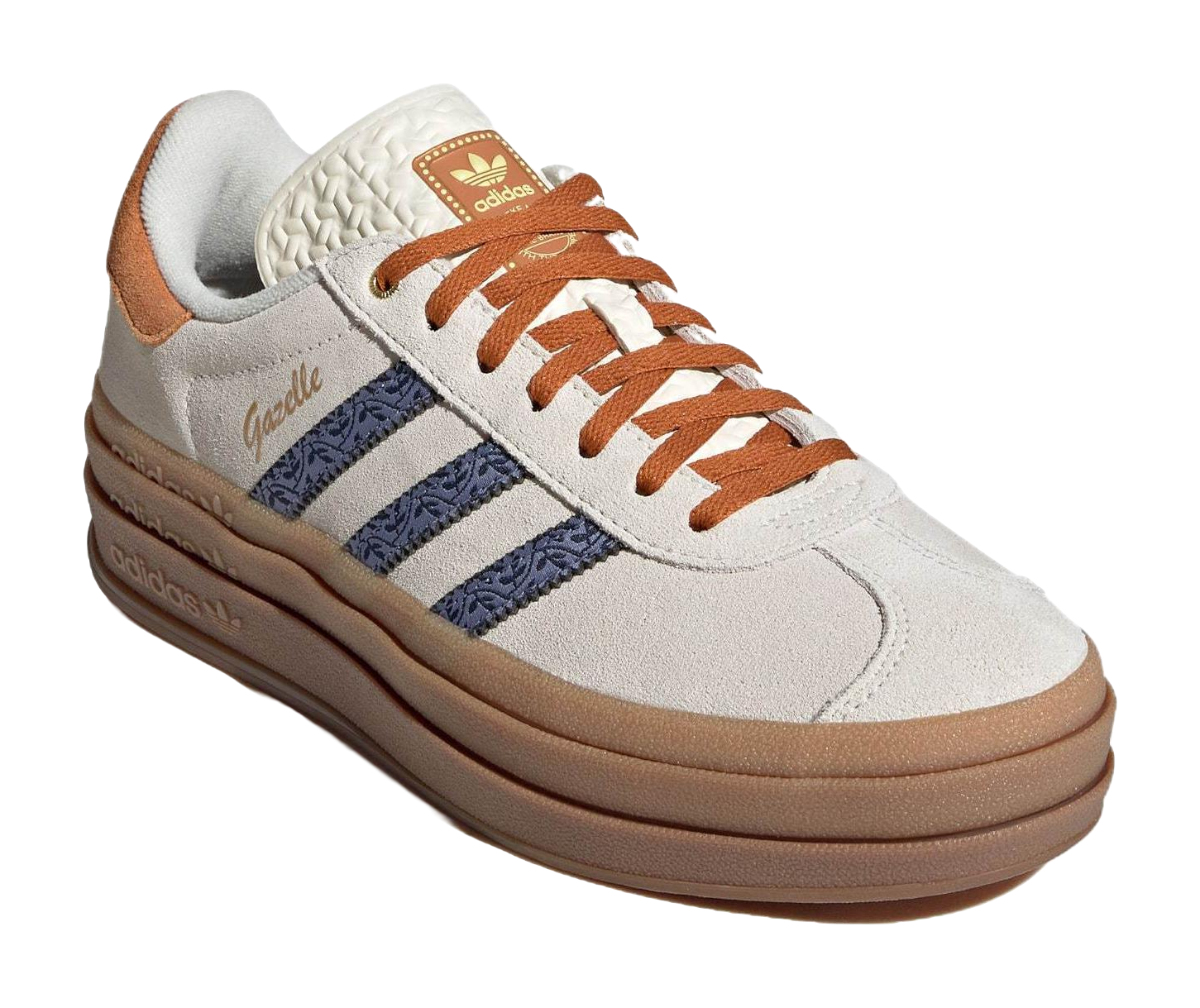 Adidas Womens Gazelle Bold Cream Orb Violet Floral Womens vjkicks
