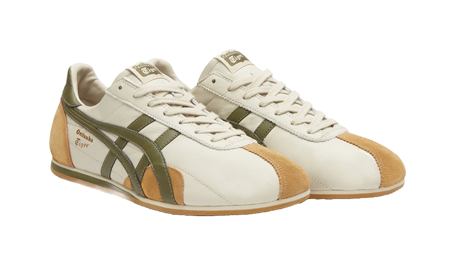 Asics Onitsuka Tiger Runspark Beige Olive Green Mustard Yellow vjkicks