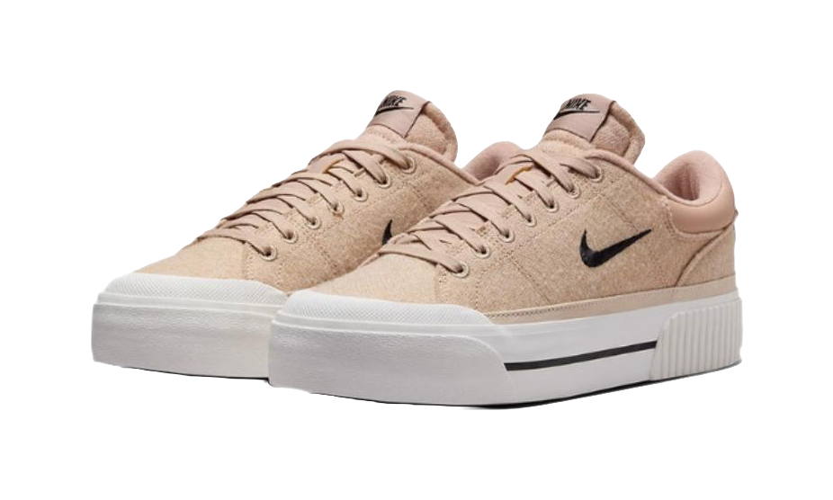 Nike Court Legacy Lift Hemp Sail Sanddrift Black Womens vjkicks