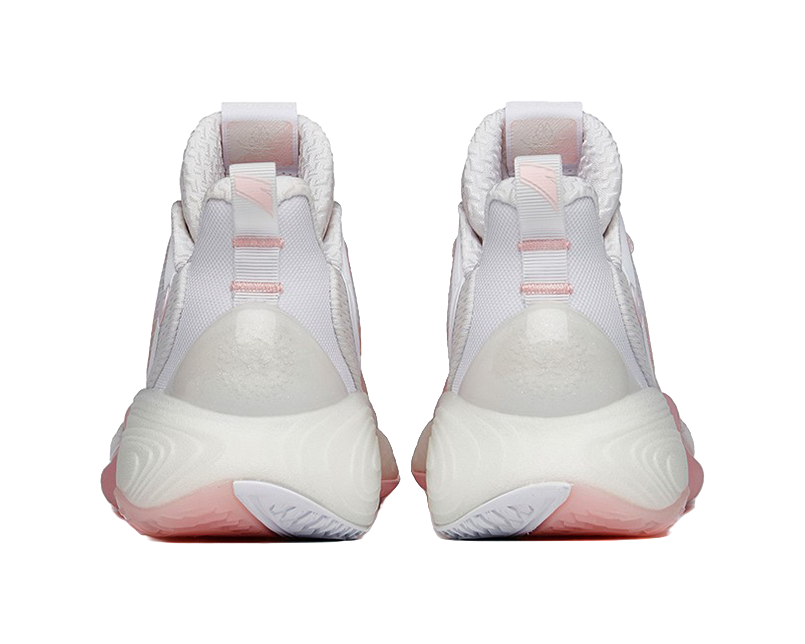 Anta Bubble Bomb Performance Basketball Shoes Womens Pink White vjkicks