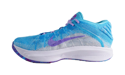 Nike G.T. Hustle Anti-Slip Wear-Resistant Mid-Top Basketball Shoes Mens Blue vjkicks