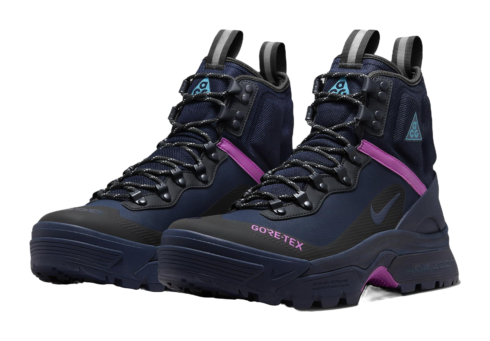 Nike Acg Air Zoom Gaiadome Gore Tex Obsidian Hyper Violet vjkicks