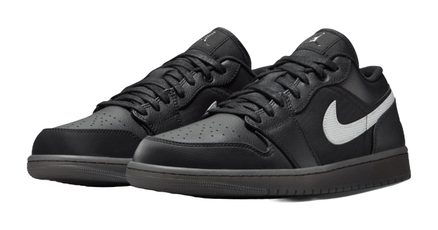 Jordan 1 Low Black White Dark Smoke Grey vjkicks