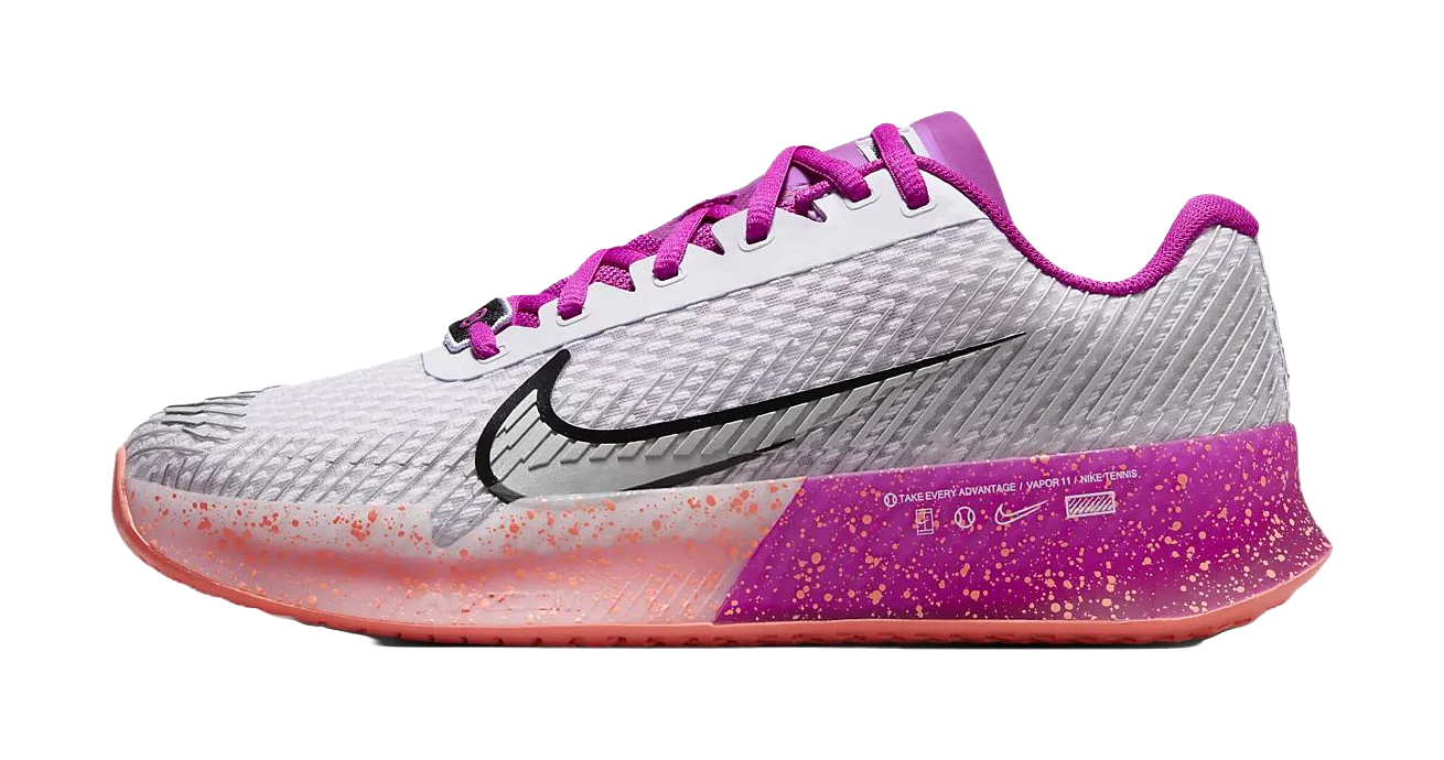 Nike Court Vapor 11 Hc Premium Barely Grape Vivid Grape Light Wild Mango Metallic Silver Womens vjkicks