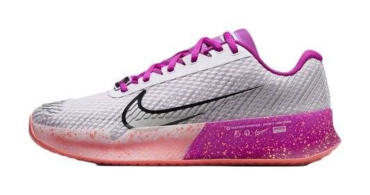 Nike Court Vapor 11 Hc Premium Barely Grape Vivid Grape Light Wild Mango Metallic Silver Womens vjkicks