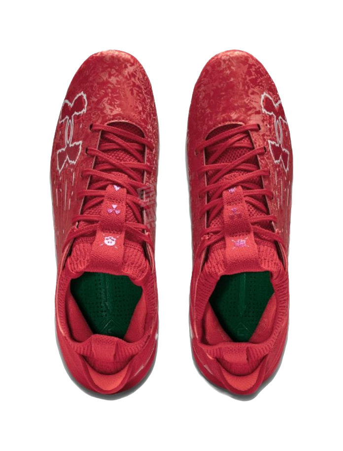 Under Armour Blur 2 AG Artificial Ground Soccer Shoes Mens Red vjkicks