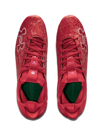 Under Armour Blur 2 AG Artificial Ground Soccer Shoes Mens Red vjkicks