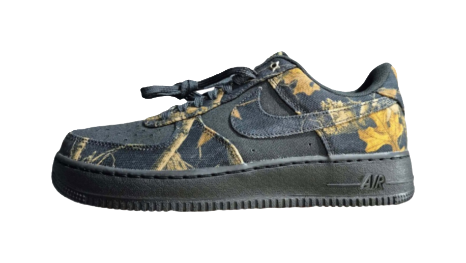 Nike Air Force 1 Skateboard Shoes Unisex Black Brown vjkicks